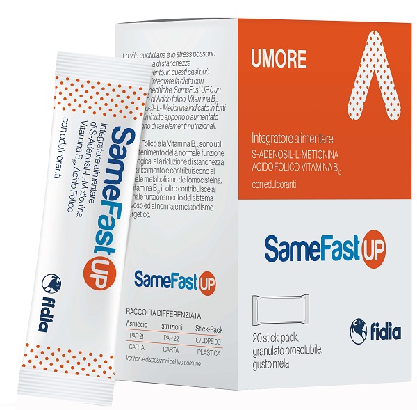 SAMEFAST UP 20 STICK PACK GRANULATO OROSOLUBILE GUSTO ANANAS - dottorbianchi.it