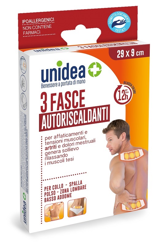 FASCIA RISCALDANTE UNIDEA 3 PEZZI - dottorbianchi.it