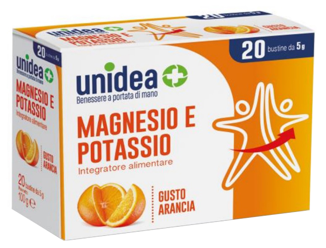 UNIDEA MAGNESIO POTASSIO 20 BUSTINE - dottorbianchi.it