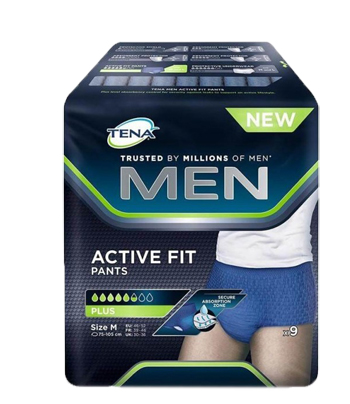 PULL UP UOMO TENA MEN PANTS ACTIVE FIT M 9 PEZZI - dottorbianchi.it
