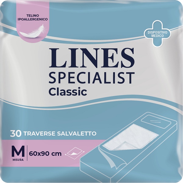 TRAVERSA ASSORBENTE LINES SPECIALIST CLASSIC MISURA 60X90 CM 30 PEZZI - dottorbianchi.it