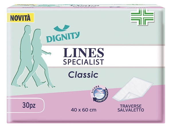 TRAVERSA PER INCONTINENZA LINES SPECIALIST CLASSIC 40X60 CM 30 PEZZI - dottorbianchi.it