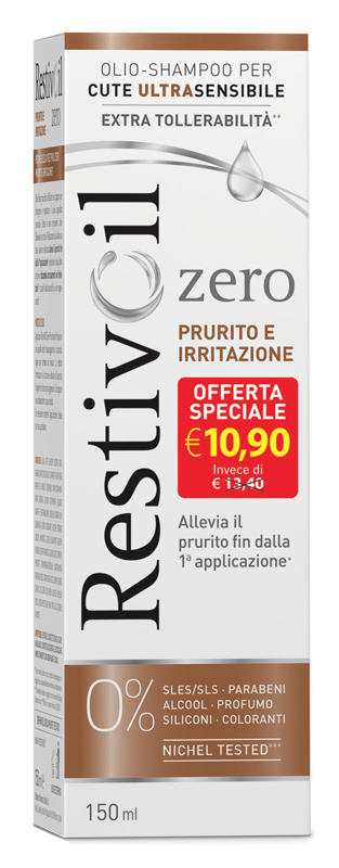 RESTIVOIL ZERO PRURITO E IRRITAZIONE OFFERTA SPECIALE 150 ML - dottorbianchi.it