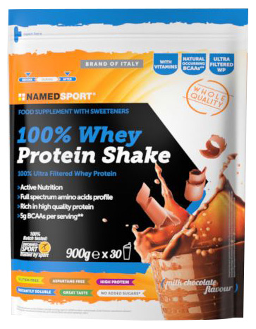 100% WHEY PROTEIN SHAKE MILK CHOCOLATE 900 G - dottorbianchi.it