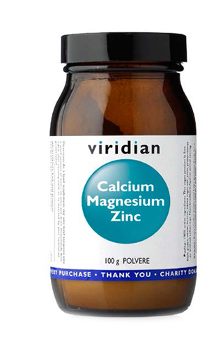 VIRIDIAN CALCIUM MAGNESIUM ZINC 100G POLVERE VIRIDIAN CALCIO MAGNESIO ZINCO - dottorbianchi.it
