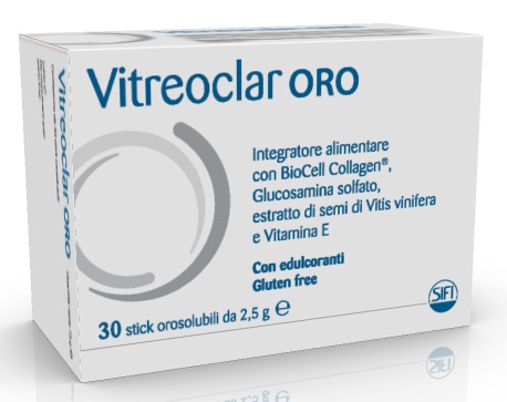 VITREOCLAR ORO 30 BUSTINE OROSOLUBILI DA 2,5 G - dottorbianchi.it