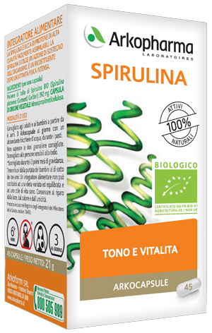 ARKO CAPSULE SPIRULINA BIO 45 CAPSULE - dottorbianchi.it