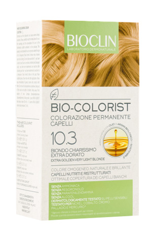 BIOCLIN BIO COLORIST 10,3 BIONDO CHIARISSIMO EXTRA DORATO - dottorbianchi.it