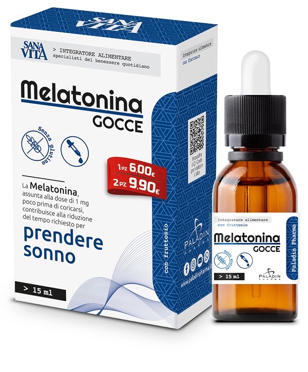 SANAVITA MELATONINA GOCCE 15 ML - dottorbianchi.it