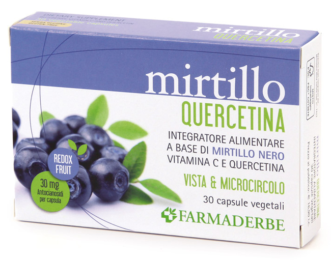 MIRTILLO QUERCETINA 30 CAPSULE VEGETALI - dottorbianchi.it