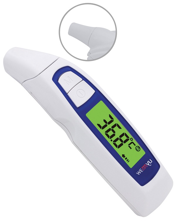 TERMOMETRO FRONTE ORECCHIO OGGETTI WECAREYU FEVER MULTIUSE 1 PEZZO - dottorbianchi.it