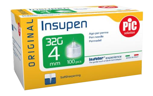AGO PER PENNA PIC INSUPEN ORGINAL GAUGE 32,5X4 MM 100 PEZZI - dottorbianchi.it