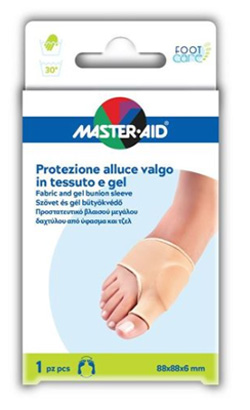 PROTEZIONE MASTER-AID IN GEL E TESSUTO PER ALLUCE VALGO 1 PEZZO - dottorbianchi.it