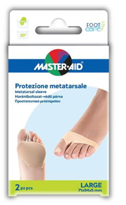 PROTEZIONE MASTER-AID PER METATARSO IN TESSUTO ELASTICO E GEL L 1 PAIO - dottorbianchi.it