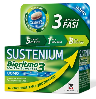 SUSTENIUM BIORITMO3 UOMO ADULTO 30 COMPRESSE - dottorbianchi.it