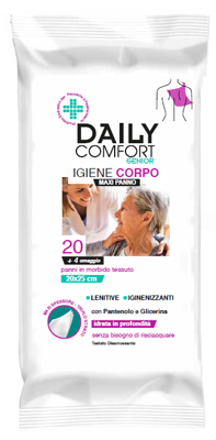 DAILY COMFORT SENIOR PANNI IGIENE CORPO 24 PEZZI - dottorbianchi.it