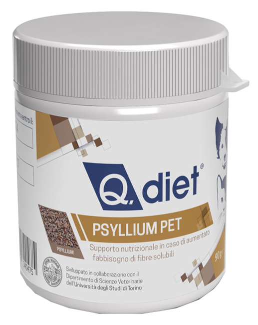 Q DIET PSYLLIUM PET POLVERE 90 G - dottorbianchi.it