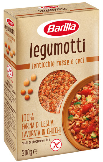 BARILLA LEGUMOTTI LENTICCHIE ROSSE E CECI 300 G - dottorbianchi.it