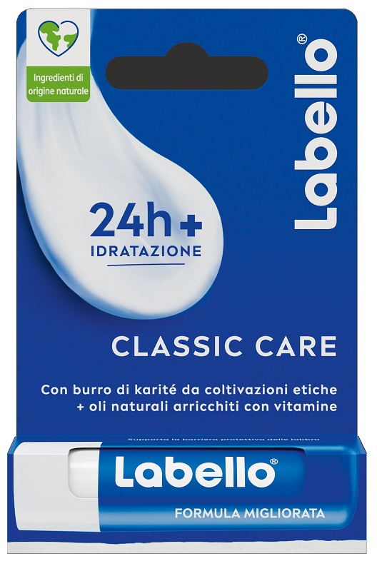 LABELLO CLASSIC CARE STICK 24H IDRATAZIONE FONDENTE SULLE LABBRA 5,5 ML - dottorbianchi.it