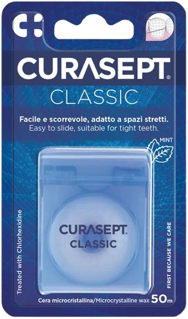 CURASEPT FLOSS CLASSIC CERATO CLOREXIDINA - dottorbianchi.it