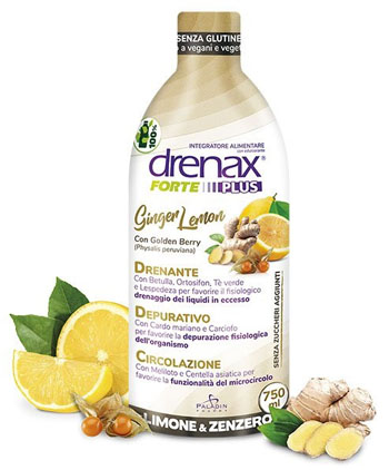 DRENAX FORTE PLUS GINGER LEMON 750 ML - dottorbianchi.it