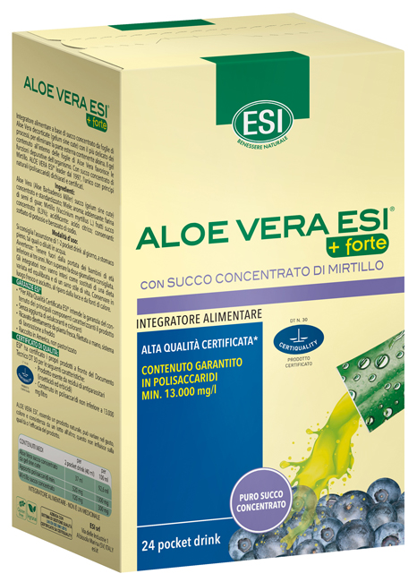 ESI ALOE VERA SUCCO + FORTE MIRTILLO 24 POCKET DRINK - OFFERTA A TEMPO LIMITATO - dottorbianchi.it