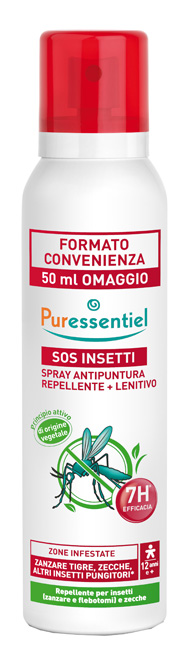 PURESSENTIEL SPRAY ANTIPUNTURA SOS INSETTI PMC 200 ML - dottorbianchi.it