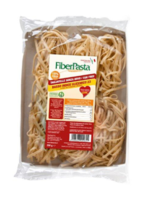 FIBERPASTA TAGLIATELLE SENZA UOVO BASSO CONTENUTO GLICEMICO  250 G - dottorbianchi.it