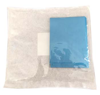 TELO STERILE STANDARD MONOUSO IN TNT IMPERMEABILE PLASTIFICATO 45 CM X 75 CM 1 PEZZO - dottorbianchi.it
