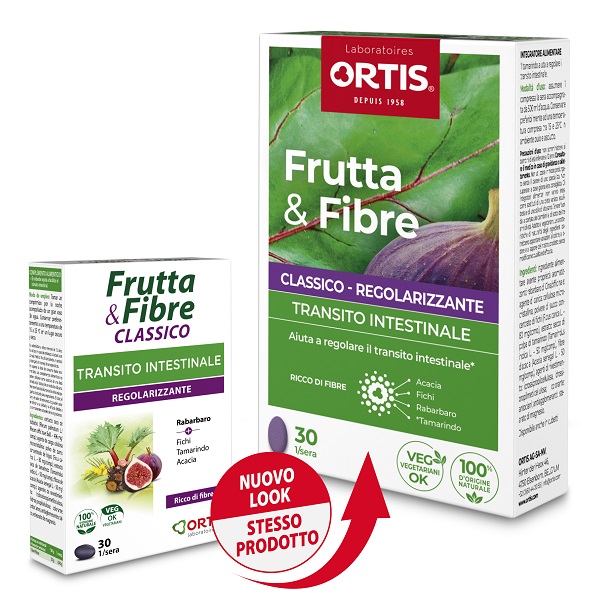 FRUTTA & FIBRE CLASSICO 30 COMPRESSE - dottorbianchi.it