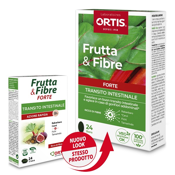 FRUTTA & FIBRE FORTE 24 COMPRESSE - dottorbianchi.it
