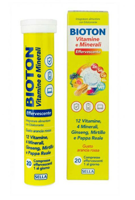 BIOTON VITAMINE E MINEALI 20 COMPRESSE EFFERVESCENTI - dottorbianchi.it