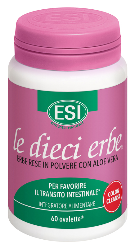 ESI LE DIECI ERBE COLON CLEANSE 60 OVALETTE - OFFERTA A TEMPO LIMITATO - dottorbianchi.it