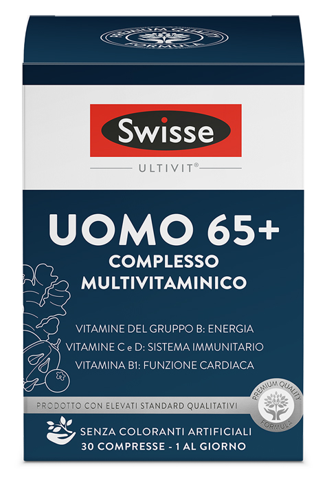 SWISSE UOMO 65+ COMPLESSO MULTIVITAMINICO 30 COMPRESSE - dottorbianchi.it
