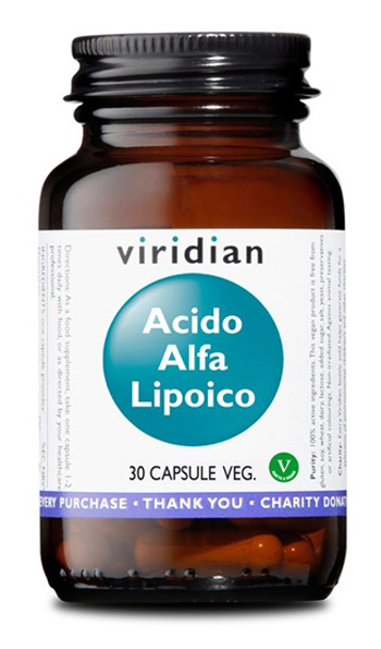 VIRIDIAN ACIDO ALFA LIPOICO 30 CAPSULE VEGETALI - dottorbianchi.it