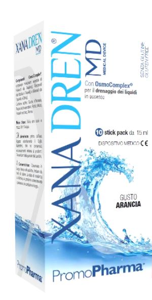 XANADREN MD ARANCIA 10 STICK PACK X 15 ML - dottorbianchi.it