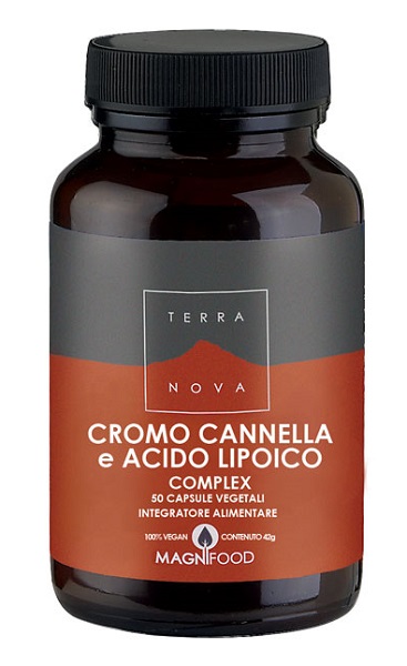 TERRANOVA CROMO/CANNELLA/ACIDO LIPOICO COMPLEX 50 CAPSULE - dottorbianchi.it