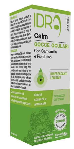 GOCCE OCULARI RINFRESCANTI STERILENS IDRA CALM CAMOMILLA E FIORDALISO 10 ML - dottorbianchi.it