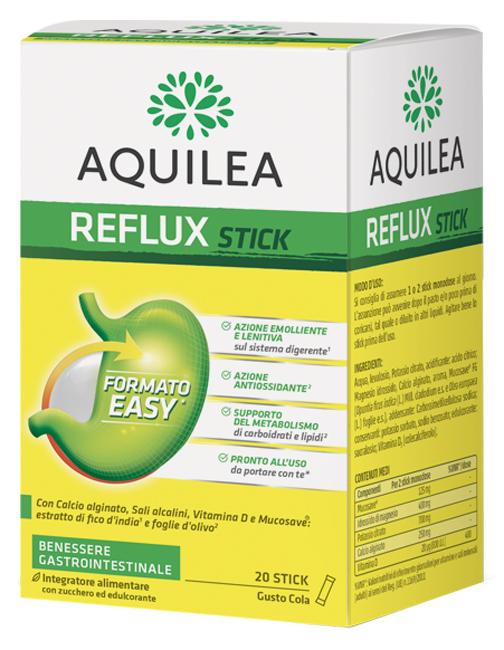 AQUILEA REFLUX 20 STICK MONODOSE - dottorbianchi.it