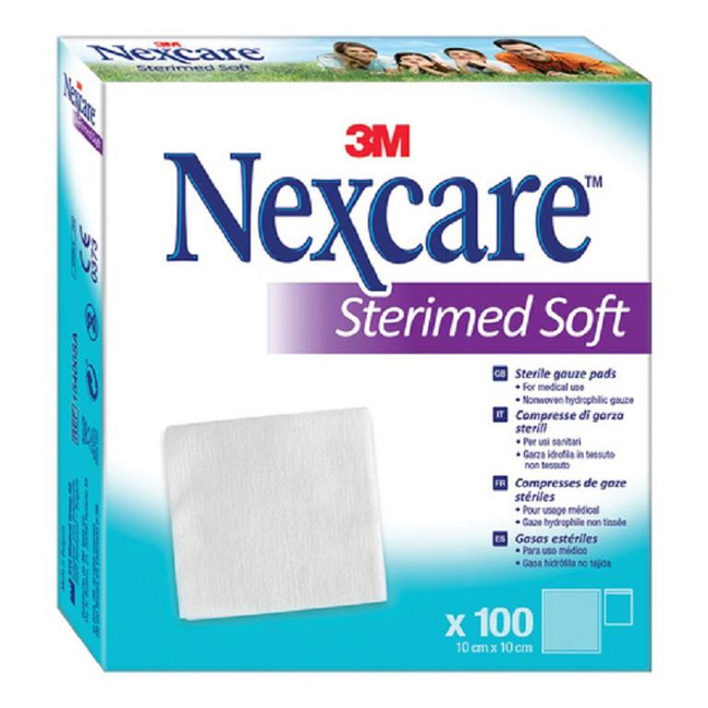 GARZA COMPRESSA STERIMED SOFT IN TESSUTO NON TESSUTO STERILE 10X10CM 100 PEZZI MULTILINGUAL - dottorbianchi.it