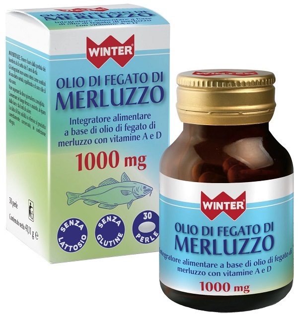 OLIO DI FEGATO DI MERLUZZO 30 PERLE WINTER - dottorbianchi.it