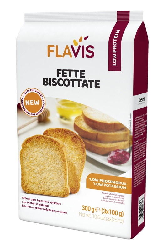 FLAVIS FETTE BISCOTTATE APROTEICHE 300 G - dottorbianchi.it