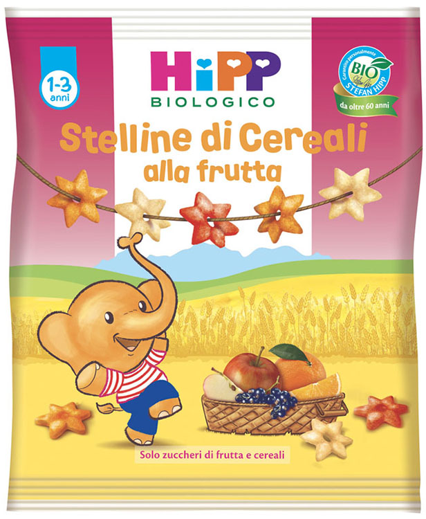 HIPP BIO STELLINE DI CEREALI ALLA FRUTTA 30 G - dottorbianchi.it