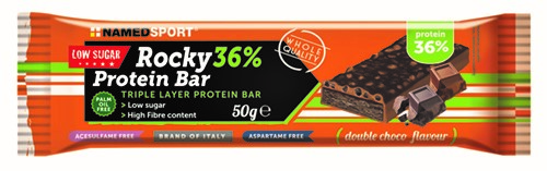 ROCKY 36% PROTEIN BAR DOUBLE CHOCO BARRETTA 50 G - dottorbianchi.it