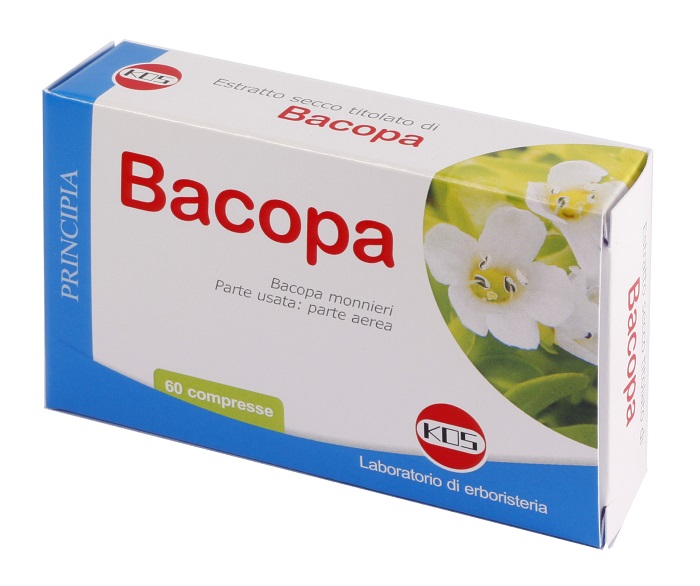 BACOPA MONNIERI ESTRATTO SECCO 60 COMPRESSE - dottorbianchi.it