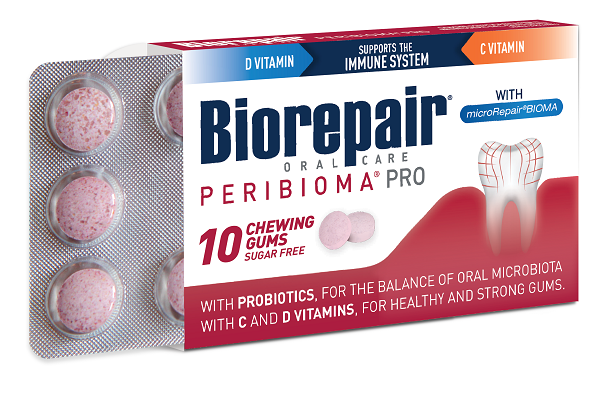 BIOREPAIR PERIBIOMA GOMME MASTICABILI 10 COMPRESSE DA 1,2 G - dottorbianchi.it