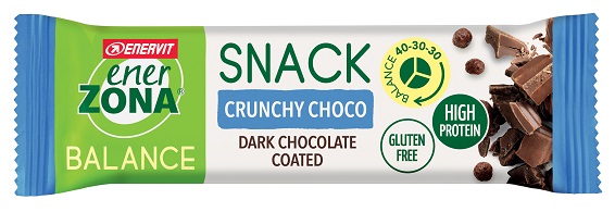 ENERZONA SNACK CRUNCHY CHOCO 33 G - dottorbianchi.it