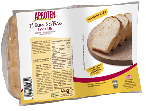 APROTEN PANE BIANCO FETTE 2 PEZZI DA 200 G - dottorbianchi.it