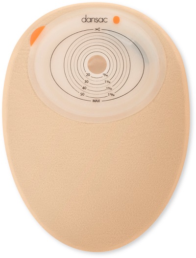 DANSAC NOVALIFE TRE 1 SACCA CHIUSA OPACA PIANA MAXI PER COLOSTOMIA CON FINESTRA RITAGLIABILE 15-70X90 MM 620 ML 30 PEZZI - dottorbianchi.it