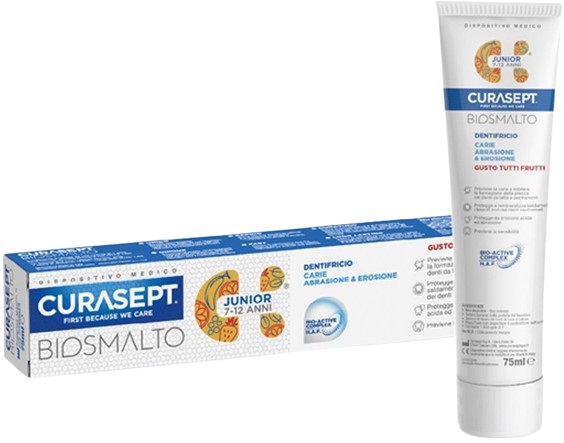 CURASEPT BIOSMALTO DENTIFRICIO JUNIOR 75 ML - dottorbianchi.it